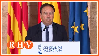 Gva mobilitza 67 milions d'euros en ajudes per als afectats per l'incendi de la Vall d'Uixó