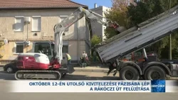 Október 12-én utolsó kivitelezési fázisába lép a Rákóczi út felújítása