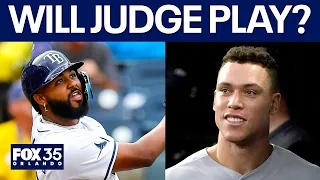 Aaron Judge's status UNDECIDED for Rays Yankees ALDS