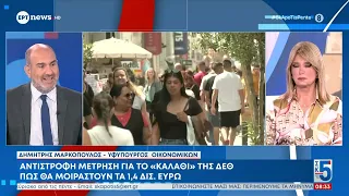Ο Υφυπουργός Οικονομικών, Δημήτρης Μαρκόπουλος, στο «Σαββατοκύριακο από τις 5»