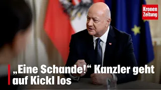 "A disgrace!" Chancellor Stocker goes after Kickl I krone.tv NEWS