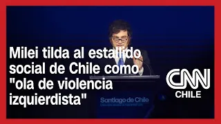 Milei critica duramente a la izquierda en discurso realizado en Foro Madrid
