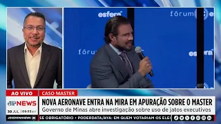Operadora de Vorcaro teria segunda aeronave em esquema que beneficiaria ex-secretário