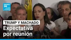 Expectativa por reunión entre Trump y Machado tras llamada con Delcy Rodríguez