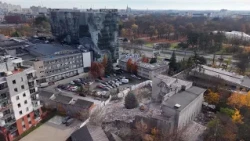 ŁÓDŹ Z LOTU PTAKA 🦅 Wyburzanie starego budynku Filmoteki Narodowej