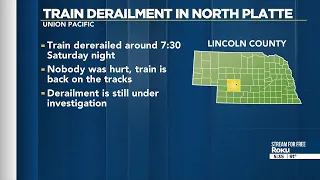 Union Pacific train derails at Bailey Yard in North Platte