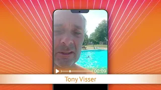 TV Oranje app video message - Tony Visser