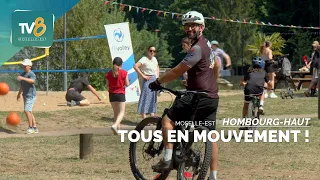 Hombourg-Haut: The Sports Caravan stops at Papiermühle Pond