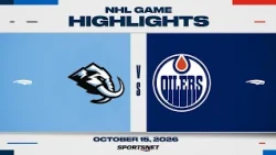 NHL Highlights | Mammoth vs. Oilers - October 15, 2026