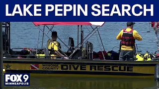Lake Pepin search: 3 still missing after boat overturns