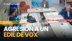 Un concejal del PSOE lanza un vaso de café a la cara de un edil de Vox