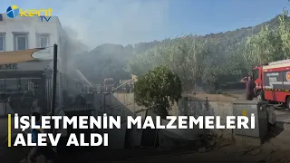BUSINESS MATERIALS CAUGHT FIRE