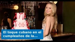 VIDEO: The Cuban touch at Donald Trump's daughter's birthday: Miami bakers create the cake