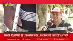 Pedido solidario: se le rompió su silla de ruedas y necesita ayuda - Elonce