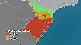 Cold front and cyclones shift weather across different regions of Brazil