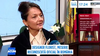 Designer florist, meserie recunoscută oficial în România. USAMV pregătește cursuri de specializare