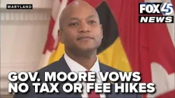 Governor Wes Moore vows no tax, fee hikes as Maryland faces $1.4B budget deficit in 2026 session