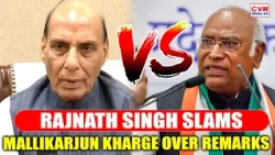 Rajnath Singh Criticises Kharge, Raises Questions Over Political Decorum | CVR English