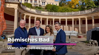 Römisches Bad: So geht die Sanierung weiter I Sachsen Fernsehen