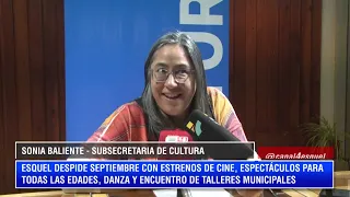 SONIA BALIENTE: CULTURAL AGENDA FOR THE WEEKEND