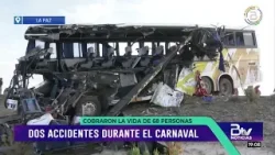 En menos de 48 horas, dos accidentes de tránsito dejaron 68 muertos en la ruta Potosí-Oruro