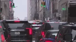 Traffic gridlock in Midtown as Biden visits NYC