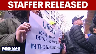 NYC council staffer released from ICE detention center.