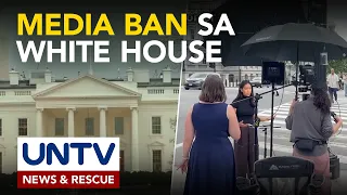 Ilang TV network sa US, itinigil ang coverage sa White House kasunod ng media ban