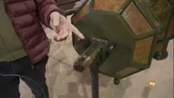 Ceri di Gubbio, manutenzione in corso Ceri di Gubbio, manutenzione in corso