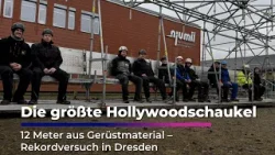 Die größte Hollywoodschaukel in Dresden – Rekordversuch gestartet! I Sachsen Fernsehen Die größte Hollywoodschaukel in Dresden – Rekordversuch gestartet! I Sachsen Fernsehen