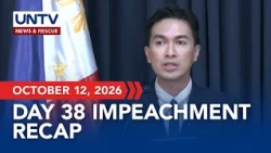 RECAP: Senate Impeachment Trial Day 38 Highlights | October 12, 2026