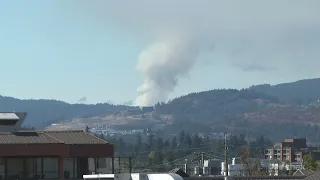Out-of-control wildfire near Sooke doubles in size to 100 hectares
