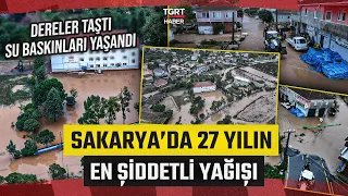 The Heaviest Rainfall in 27 Years Hits Sakarya: Streams Overflow and Flooding Occurs - TGRT Haber
