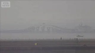 Accident on Tokyo Bay Aqua-Line: Motorcycle Collides with Large Truck and Catches Fire; Both Dire...