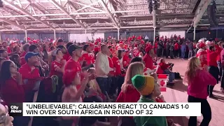“Unbelievable”: Calgarians react to Canada’s historic 1-0 win over South Africa in round of 32