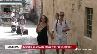 AUGUST 29, 2026 - MATERA - RED ALERT HEAT WAVE DOESN'T STOP TOURISTS