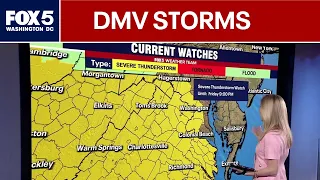 DC Weather: Severe Thunderstorm Watch for DMV Friday