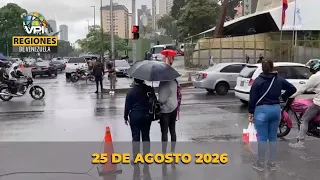 Regional News for Venezuela Today - Tuesday, August 25, 2026 @VPItv
