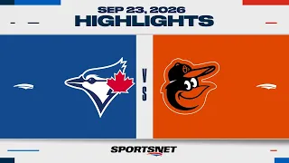 MLB Game 1 Highlights | Blue Jays vs. Orioles - September 23, 2026