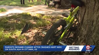 Concerned Ottawa, Kansas, parents want better safety precautions after series of crashes involvin...
