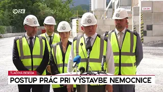 Tlačová beseda: Postup prác pri výstavbe nemocnice (27.7.2026)