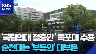 Mokpo National University Accepts 'National Medical School Compromise'… What About Sunchon Nation...