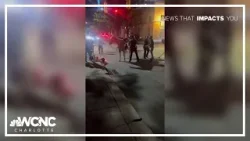 В районе Аптаун в Шарлотте лошадь сбила машина, арестованы двое мужчин.