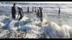 Alta afluencia de turistas en playas Huehuete y Tupilapa Alta afluencia de turistas en playas Huehuete y Tupilapa