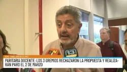 Paritaria docente: los gremios no aceptaron la oferta y se suman al paro nacional