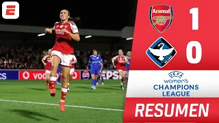Arsenal sumó TRIUNFO AGÓNICO ante HB Koge con penal en el último suspiro  | Women's Champions League