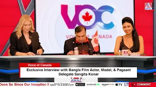Exclusive Interview with Bangla Film Actor, Model, & Pageant Delegate Sangita Konar | VOC | Awaz Ent