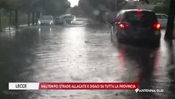 09 OTTOBRE 2026   LECCE   MALTEMPO, STRADE ALLAGATE E DISAGI SU TUTTA LA PROVINCIA