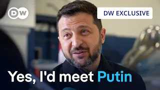 Zelenskyy says he'd meet Putin at a G20 summit in Miami | DW News