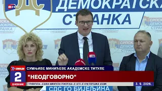 Cvijanovićeva izdala Srpsku - omogućila stvaranje tzv. Bosanske pravoslavne crkve, poručio Božović